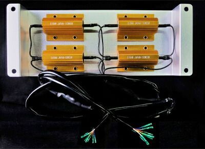 花魁 JAPAN 球切れ 警告 キャンセラー コンボ ミニ 極 抵抗器 4連抵抗器 カプラー仕様 4連タイプ トラック用品 トラック用 トラック LEDテール カスタム パーツ 修理 純正交換 交換用 カスタムパーツ OERO-04N