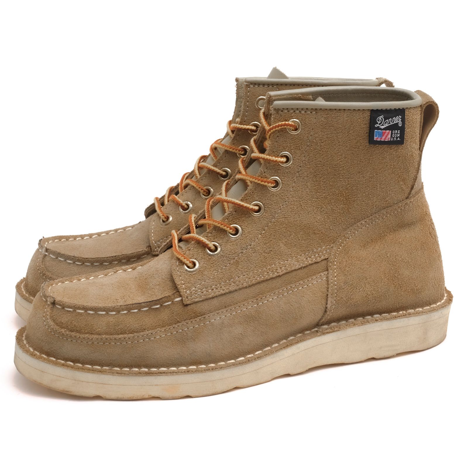 ダナー／Danner ワークブーツ シューズ 靴 メンズ 男性 男性用 スエード スウェード レザー 革 本革 ベージュ D-4122 CAMALLI ステッチダウン製法 モックトゥ Vibramソール 定番