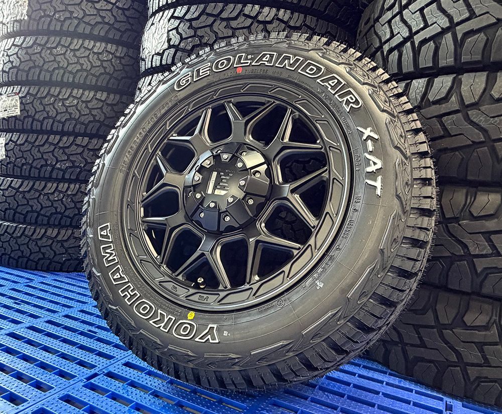 LEXXEL インフェルノ ハイエース 200系 レジアスエース 新品 タイヤホイール ヨコハマ ジオランダー X-AT 215/65R16 16インチ 車検対応