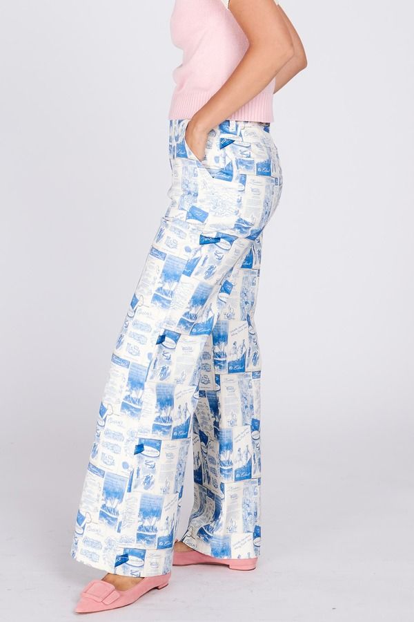 レイチェルアントノフ レディース ボトムス デニムパンツ RACHEL ANTONOFF Mike Pant Borscht Brochures