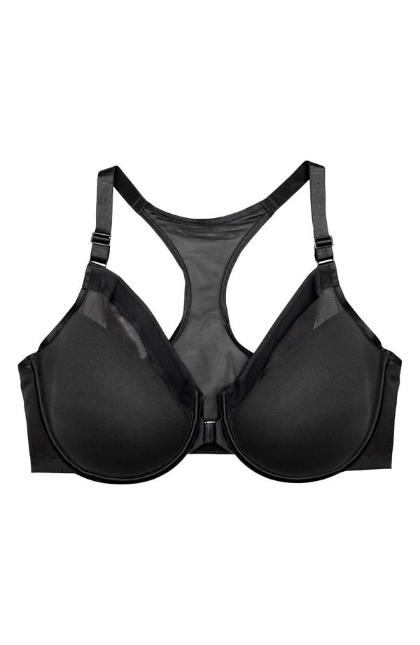 カービークチュール レディース トップス Tシャツ メッシュ シアー Curvy Couture Sheer Mesh Front Clasp TShirt Underwire Bra Black Hue ブラック カービークチュール レディース トップス Tシャツ メッシュ シアー Curvy Couture Sheer Mesh Front Clasp TShirt Underwire Bra Black Hue ブラック