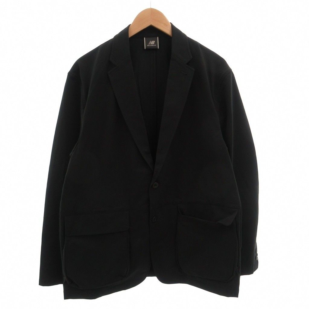 ニューバランス NEW BALANCE Casual Jacket テーラードジャケット ブレザー 3B シングル XL 黒 ブラック /FF