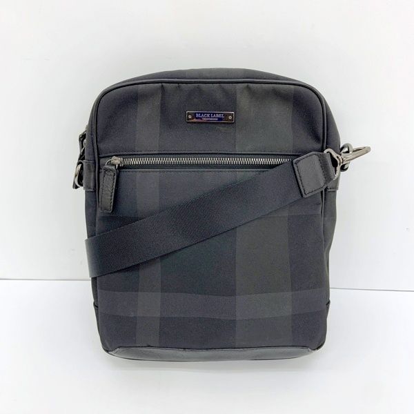 BLACK LABEL CRESTBRIDGE ブラックレーベルクレストブリッジ ショルダーバッグ カバン チェック柄 ビジネス メンズ ブラック 鞄 DF19331■ 8,470円