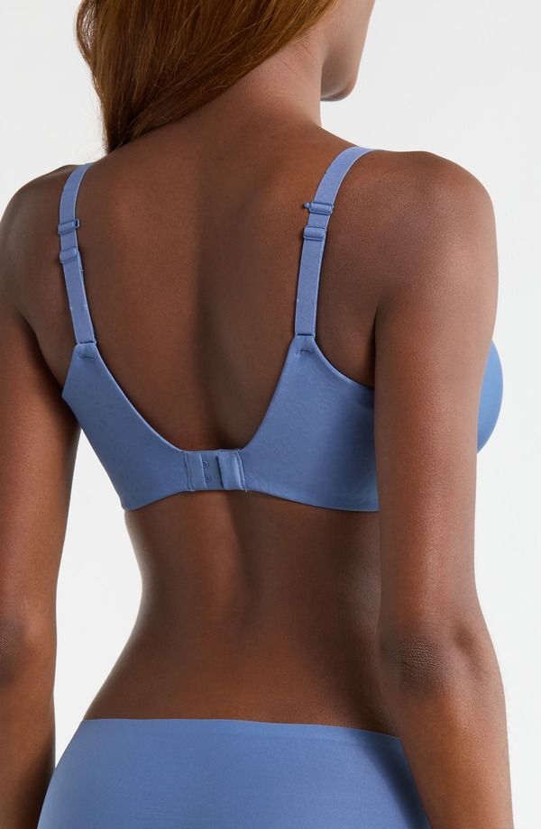 シャンテル レディース トップス Tシャツ Chantelle Lingerie Comfort Chic Back Smoothing TShirt Bra Storm Blue ブルー