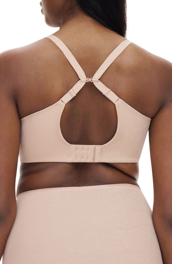 シャンテル レディース トップス Tシャツ Chantelle Lingerie Comfort Chic Back Smoothing TShirt Bra Rose