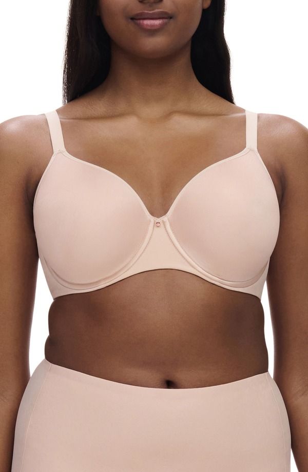 シャンテル レディース トップス Tシャツ Chantelle Lingerie Comfort Chic Back Smoothing TShirt Bra Rose