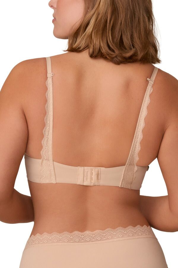 ハーパーワイルド レディース トップス Tシャツ レース Harper Wilde Base Lace TShirt Bra Beige ベージュ