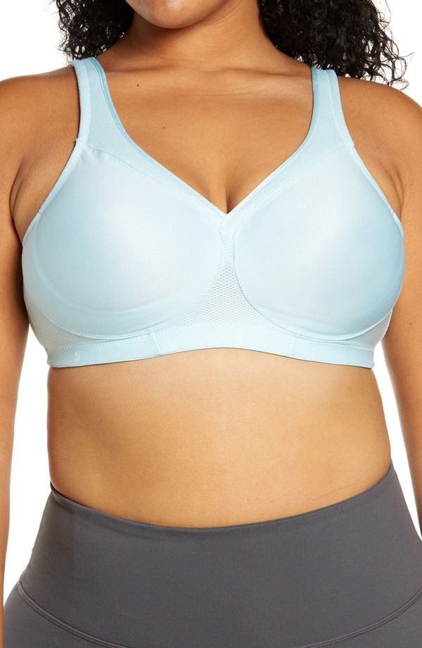 グラマライズ レディース アンダーウェア ブラジャー Glamorise MagicLift Seamlessports Bra Frosted Aqua アクア