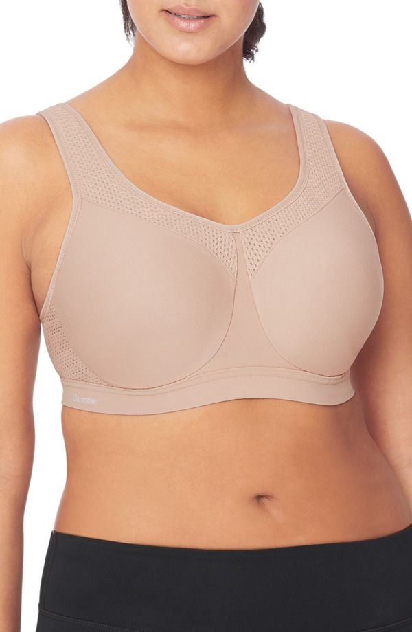 グラマライズ レディース アンダーウェア ブラジャー Glamorise High Impact Seamless Underwire Sports Bra Cafe