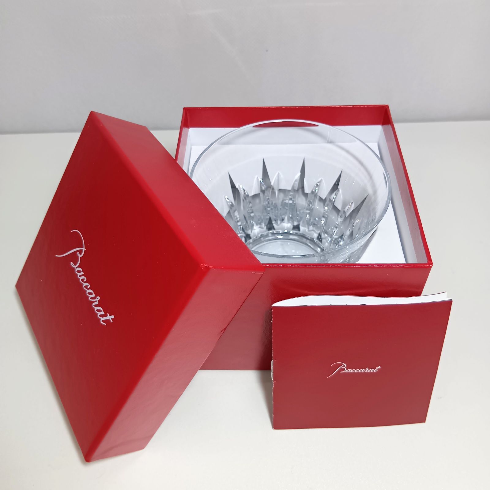バカラ　スクエア　未使用　撮影のため開封　販売店印クリスタル　Baccarat N 【未使用品】Baccarat バカラ タンブラー クリスタル - メルカリ