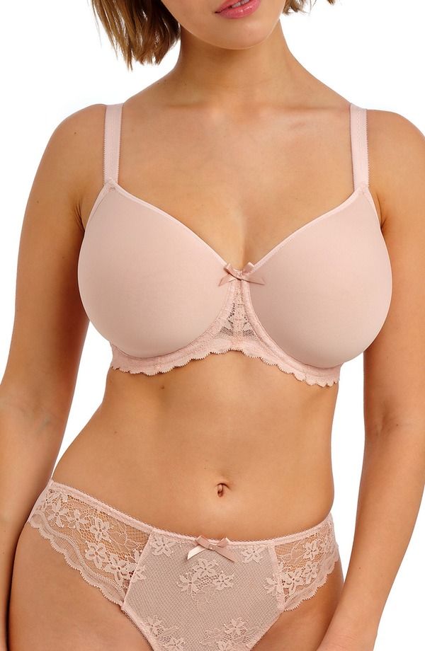 フレイヤ レディース アンダーウェア ブラジャー Freya Quinn Underwire Molded Spacer Bra Cameo