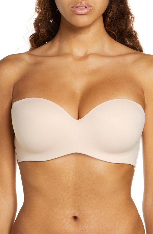 シャンテル レディース アンダーウェア ブラジャー ストラップレス Chantelle Lingerie Norah Padded Strapless Underwire Bra Rose