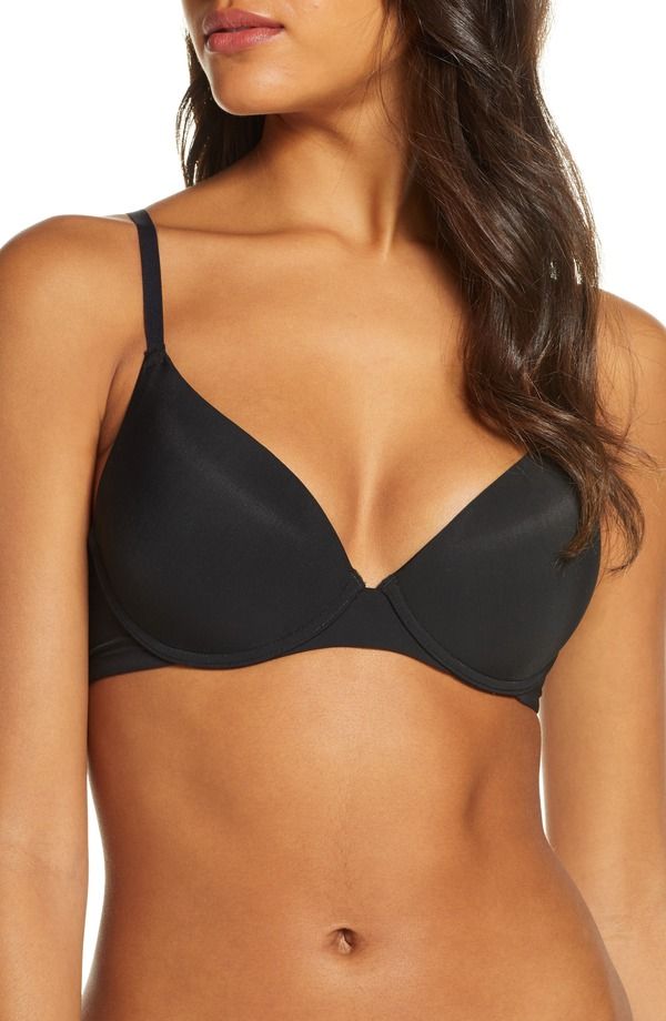 ナトリ レディース アンダーウェア ブラジャー ミニ Natori Minimal Push Up Convertible Underwire Bra Black ブラック