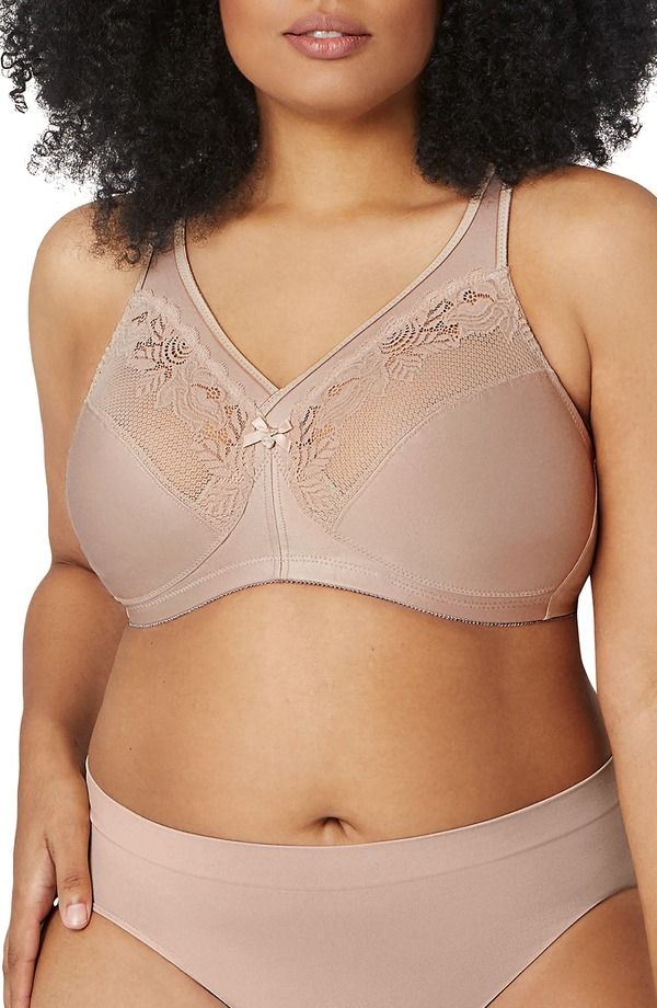グラマライズ レディース アンダーウェア ブラジャー ミニ Glamorise MagicLift Minimizer Bra Brown ブラウン