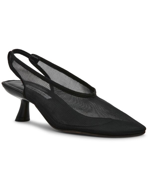 スティーブ マデン レディース シューズ パンプス メッシュ Steve Madden Womens Xtra Mesh Slingback Pumps Black ブラック