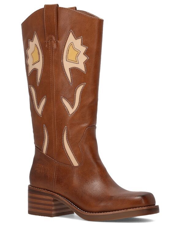 フライ レディース シューズ ブーツ・レインブーツ ヒール Frye and Co Womens Miranda Flower Stacked Heel Bootsaddle