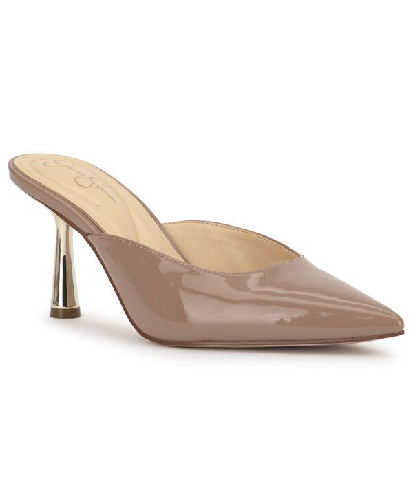ジェシカシンプソン レディース シューズ パンプス ヒール Jessica Simpson Womens Xia MidHeel Mule Pumps Chai Latte Patent