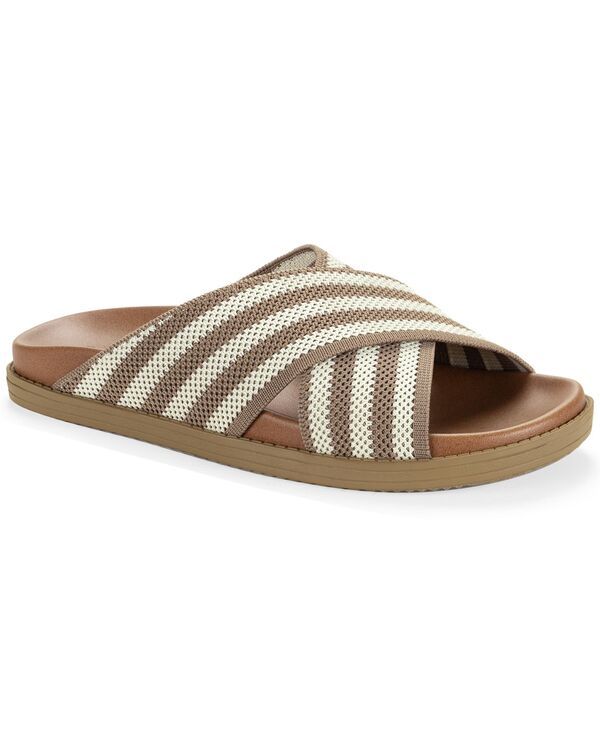 スタイルアンドコー レディース シューズ サンダル ニット Style Co Womens Roryy Knit XBand Footbed Sandals Mountain Stripe ストライプ