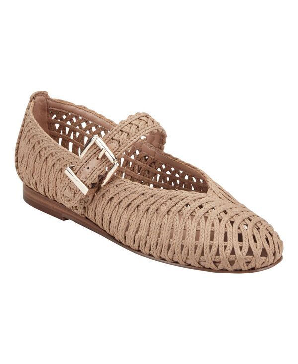 マーク・フィッシャー レディース シューズ パンプス Marc Fisher LTD Womens Emillia Round Toe Mary Jane Dress Flats Light Natural