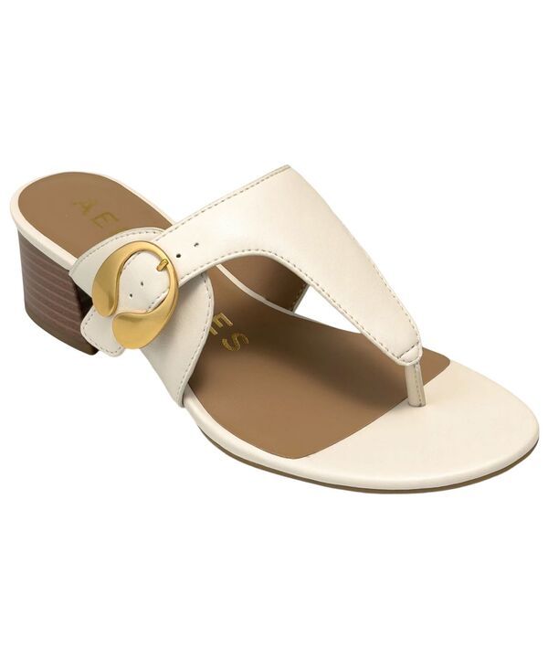 エアロソールズ レディース シューズ サンダル ヒール Aerosoles Womens Cloude Open Toe Heeled Sandals Eggnog