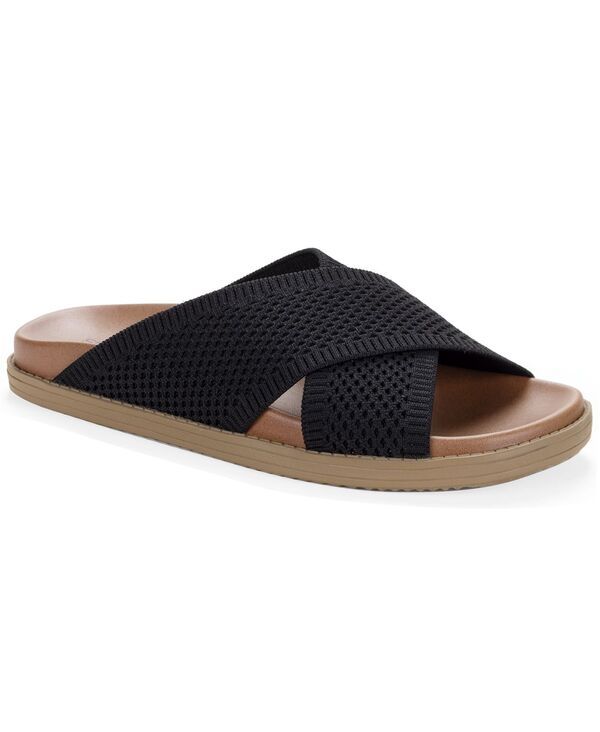 スタイルアンドコー レディース シューズ サンダル ニット Style Co Womens Roryy Knit XBand Footbed Sandals Black Beauty ブラック