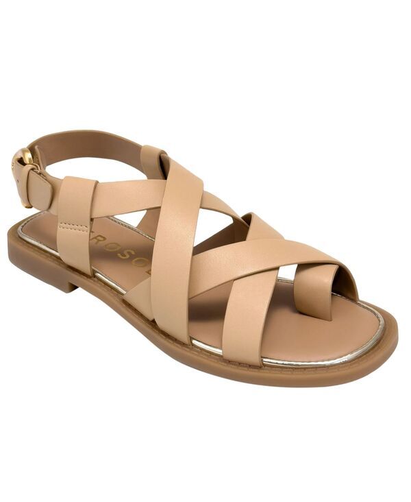 エアロソールズ レディース シューズ サンダル Aerosoles Womens Cargopen Toe Flat Sandals Beige Bisque ベージュ