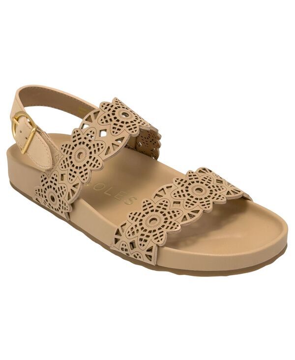 エアロソールズ レディース シューズ サンダル Aerosoles Womens Lily Open Toe Footbed Sandals Beige ベージュ