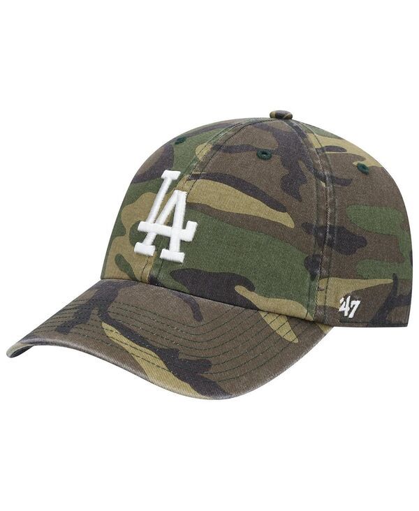 47 ブランド メンズ アクセサリー 帽子 47 Brand Mens 47 Camo Los Angeles Dodgers Team Clean Up Adjustable Hat Camo