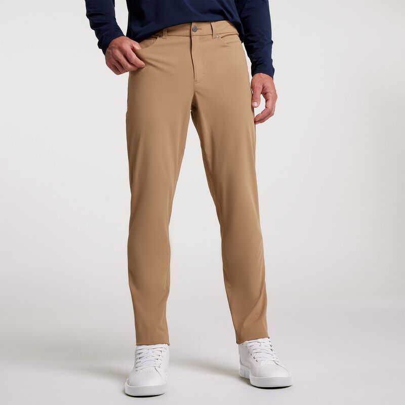 ヴァースト メンズ ボトムス カジュアルパンツ スリムフィット VRST Mens Limitless Performance Slim Fit 5 Pocket Pant Warm Stone ストーン