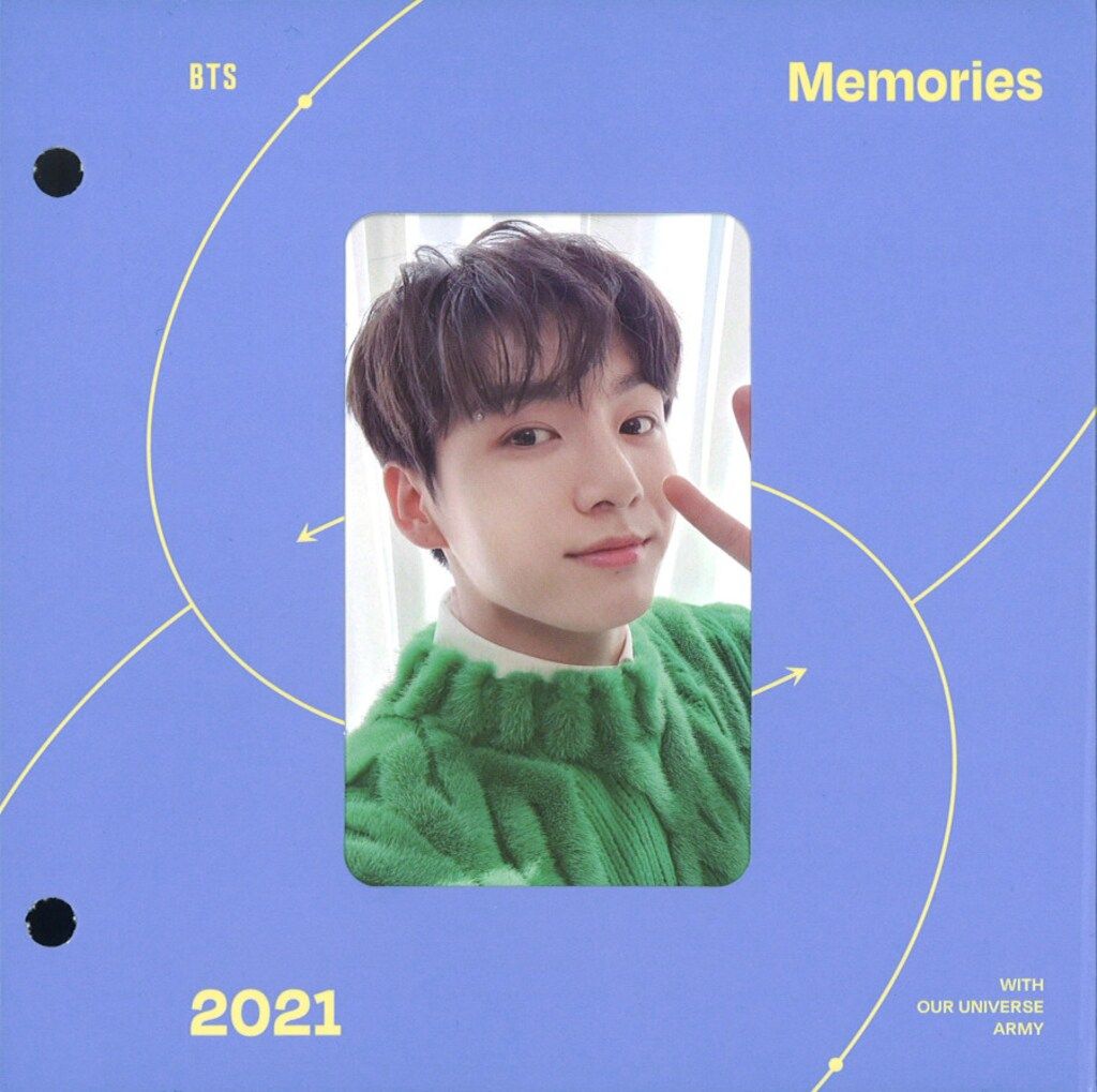 公式　BTS ジョングク Jungkook MEMORIES　トレカ　台紙つき BTS Blu-ray盤 JUNGKOOK MEMORIES OF 2021 台紙付 - メルカリ