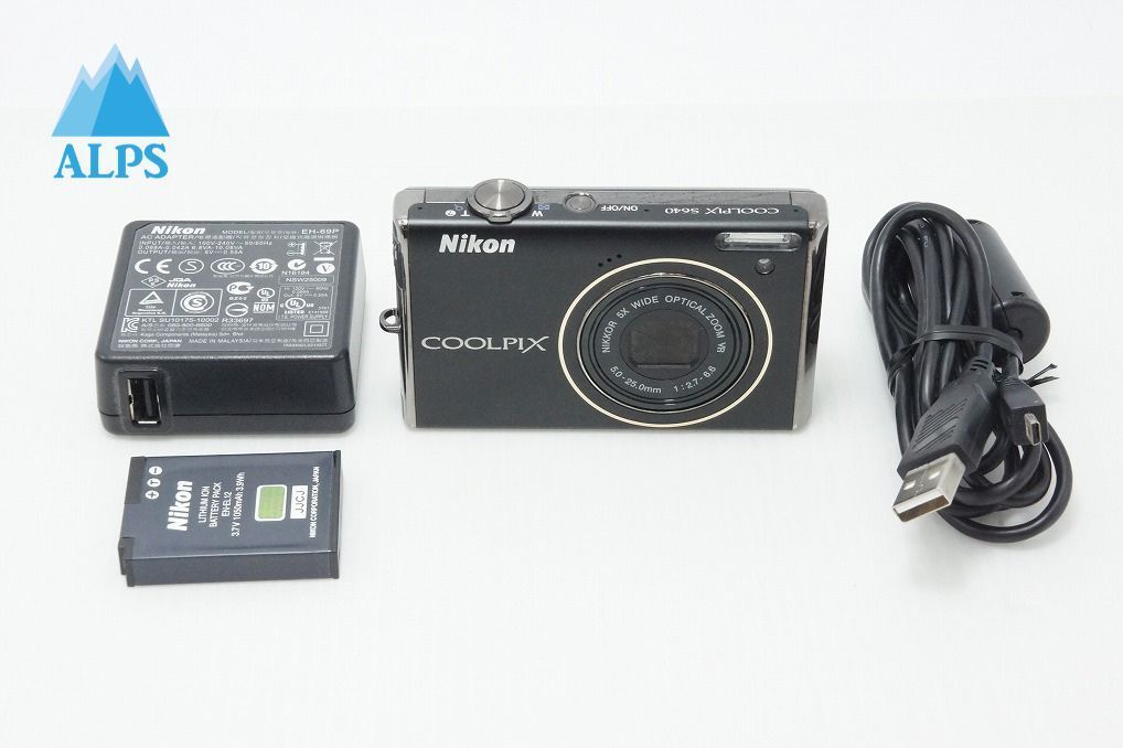 良品 Nikon ニコン COOLPIX S640 コンパクトデジタルカメラ ディープブラック 260527bl