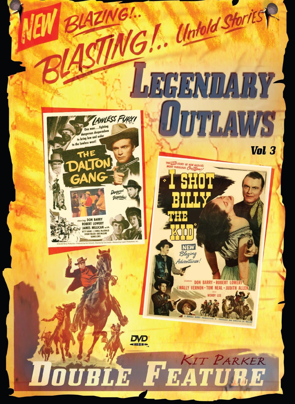 Legendary Outlaws 3: Dalton Gang & I Shot Billy [DVD] [Import]