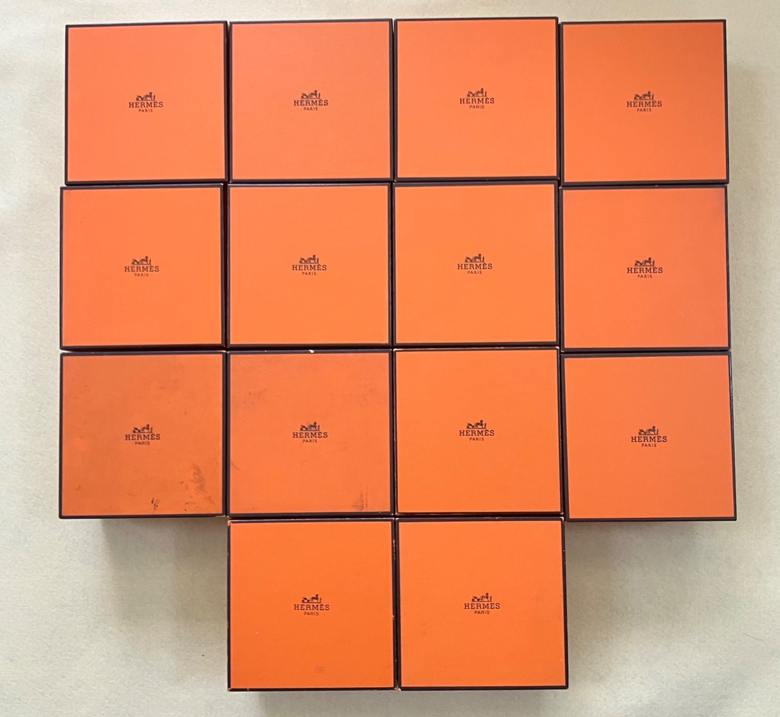 エルメス　HERMES 時計の空箱　ケース　14個セット　オレンジ