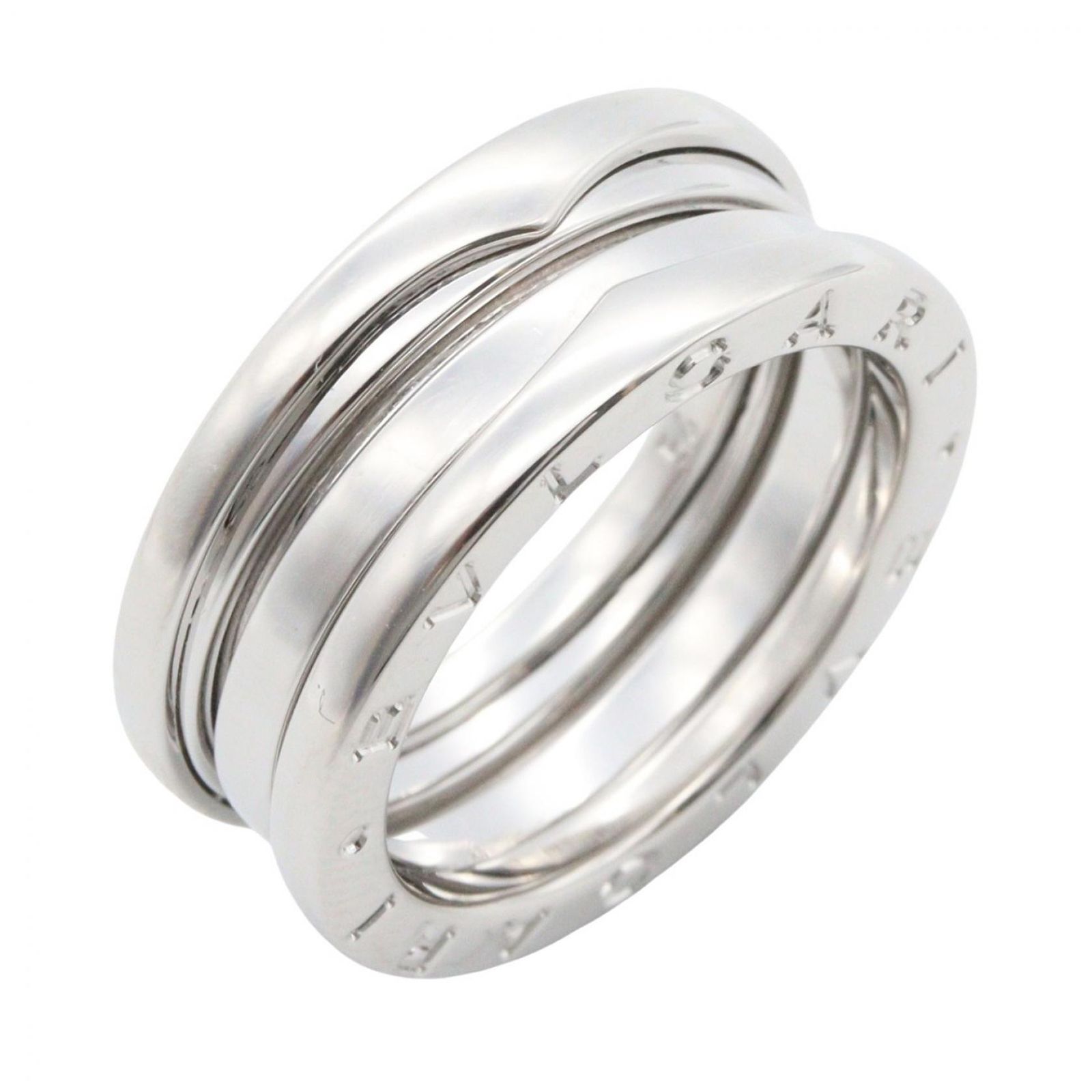ブルガリ BVLGARI リング・指輪 B-zero1 ビーゼロワンリング K18WG(ホワイトゴールド) B-zero1 リング ユニセックス Used A