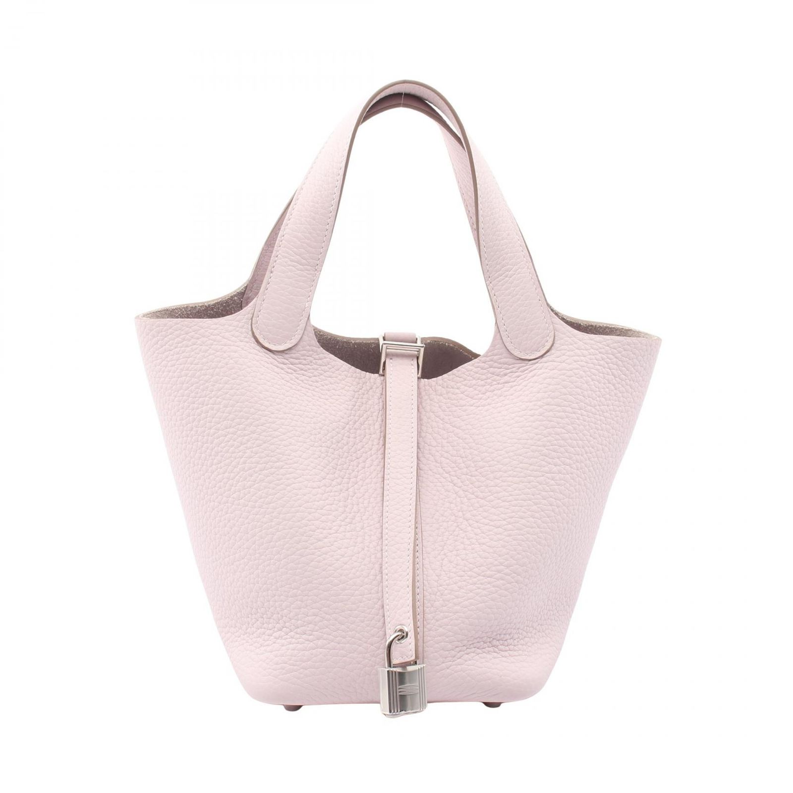 エルメス HERMES ハンドバッグ ピコタンロックPM モーヴペール レザー ピコタンロックPM モーヴペール レディース Used A