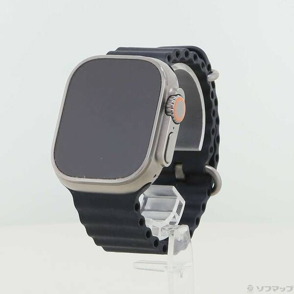 ソフマップ 〔中古品〕 Apple Watch Ultra GPS + Cellular 49mm チタニウムケース ミッドナイトオーシャンバンド【262】