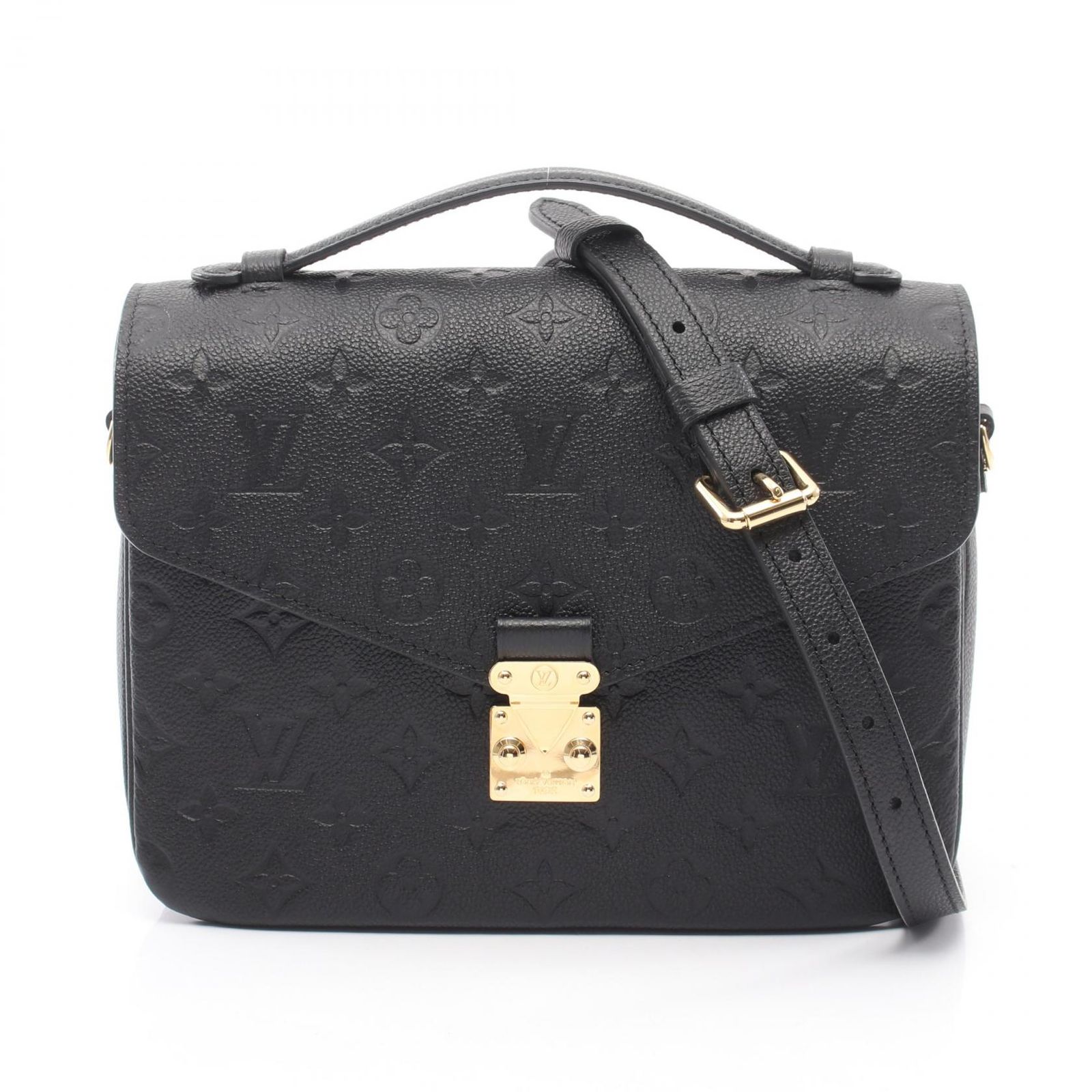 ルイ・ヴィトン LOUIS VUITTON ハンドバッグ ポシェット メティスMM ノワール 2WAY M41487 ノワール レザー ポシェット・メティスMM レディース Used A