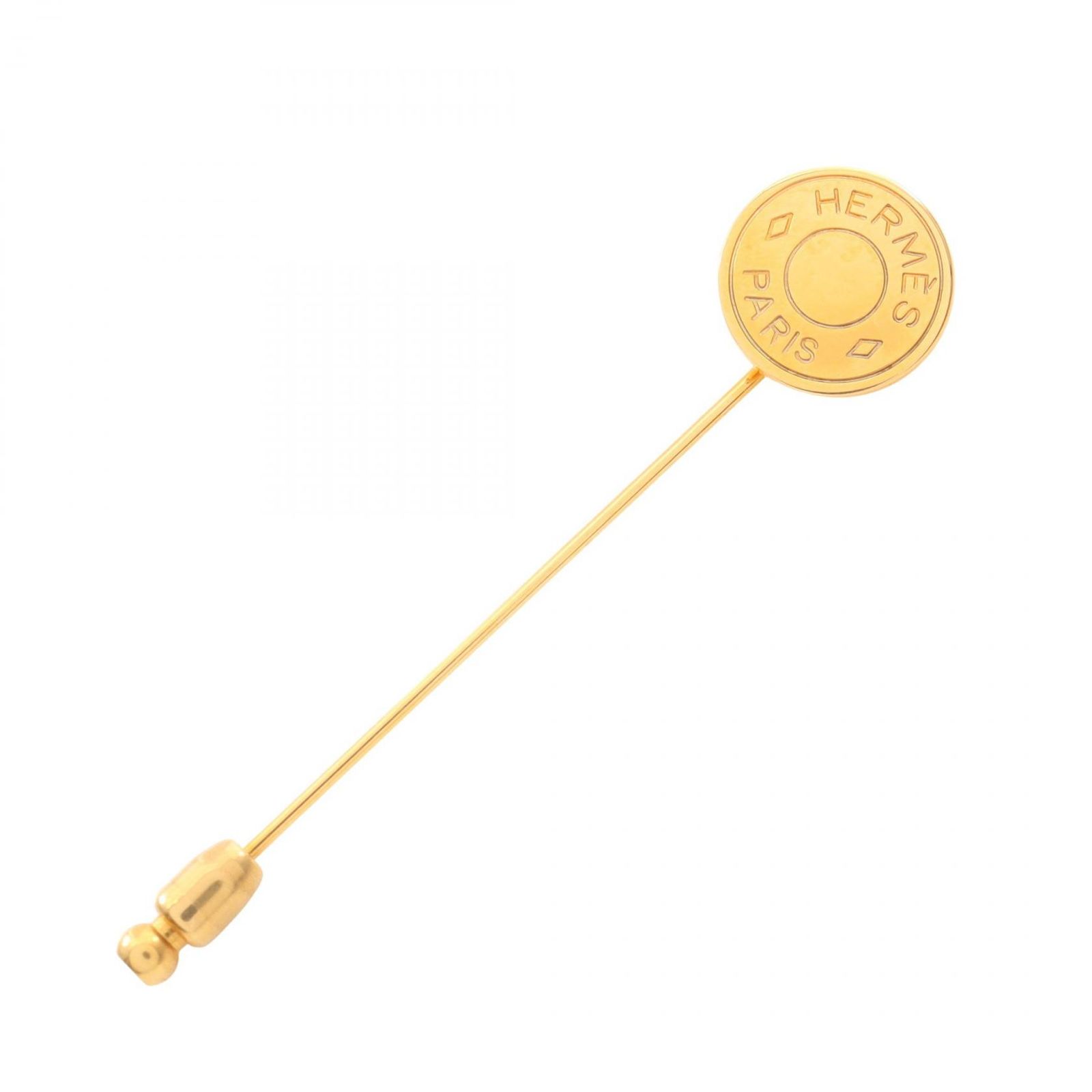エルメス HERMES ブローチ セリエ ピン GP（ゴールドメッキ） ブローチ レディース Used B