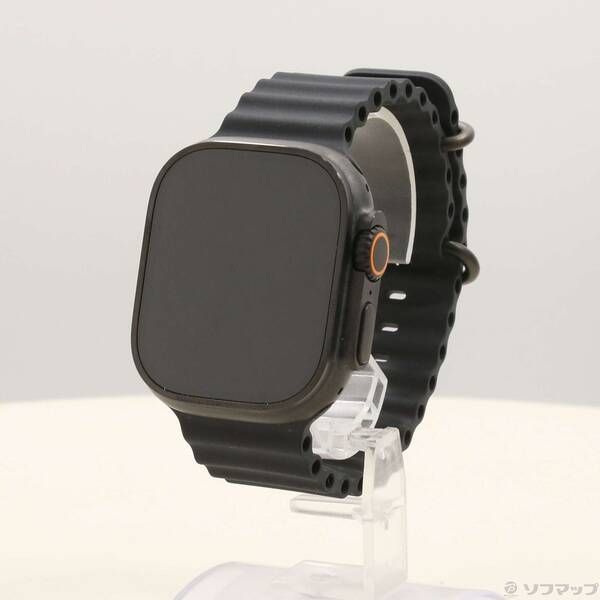 ソフマップ 〔中古品〕 Apple Watch Ultra 3 GPS + Cellular 49mm ブラックチタニウムケース ブラックオーシャンバンド【198】