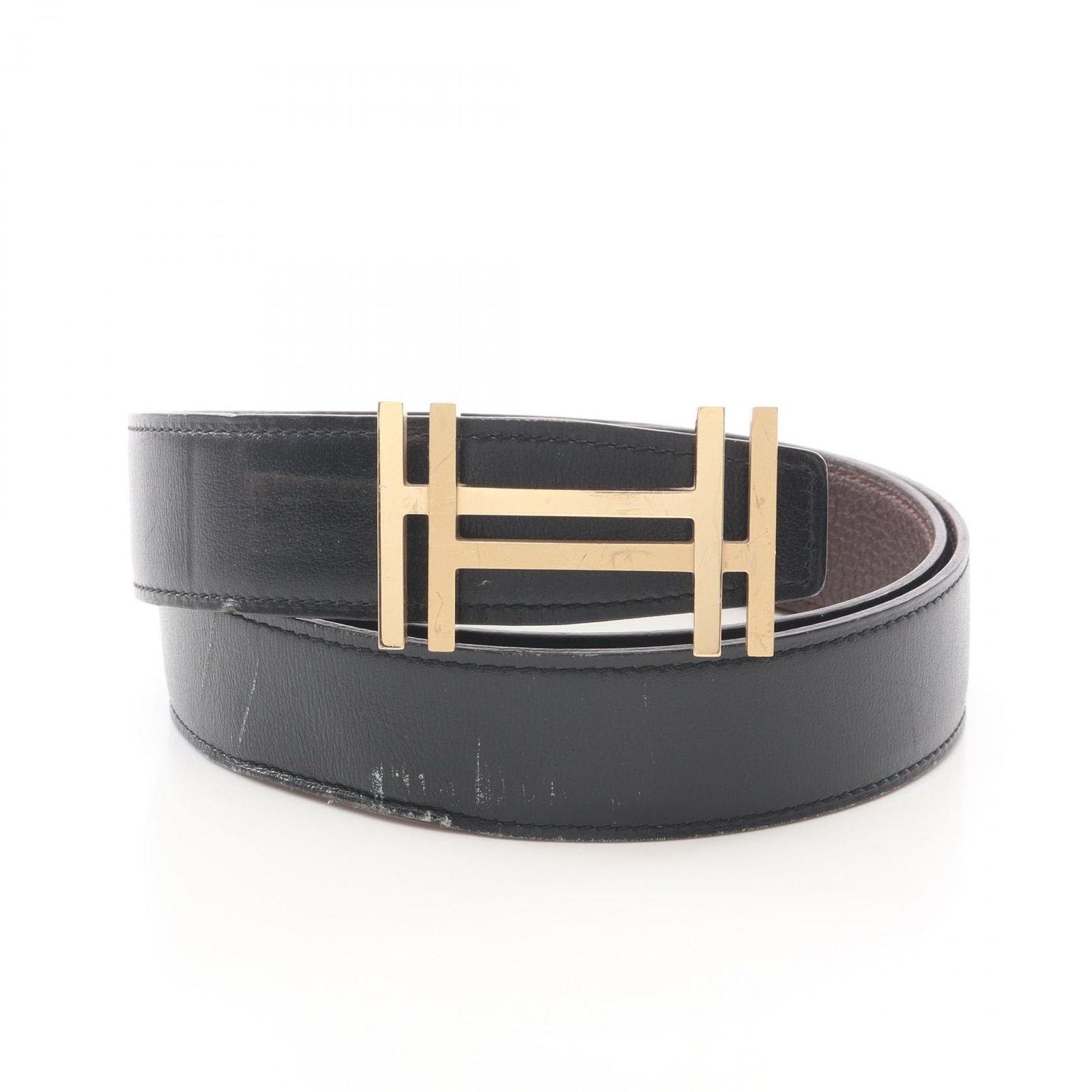 エルメス HERMES ベルト H オ カレ リバーシブル レザー ベルト メンズ