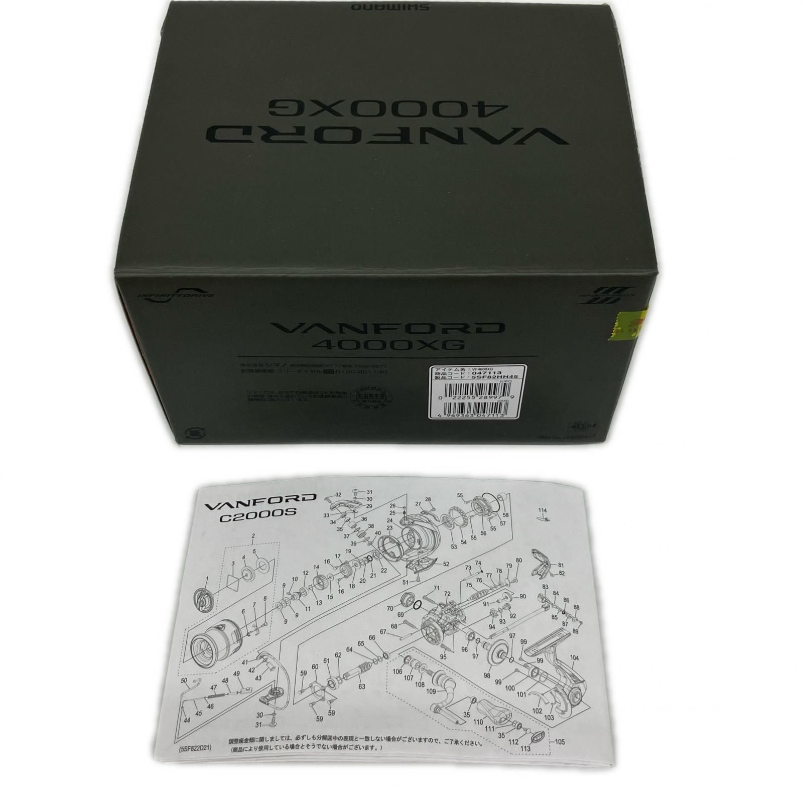 SHIMANO シマノ スピニングリール 24ヴァンフォード4000XG ハンドル欠品 047113 SHIMANO シマノ スピニングリール 24ヴァンフォード4000XG ハンドル欠品 047113