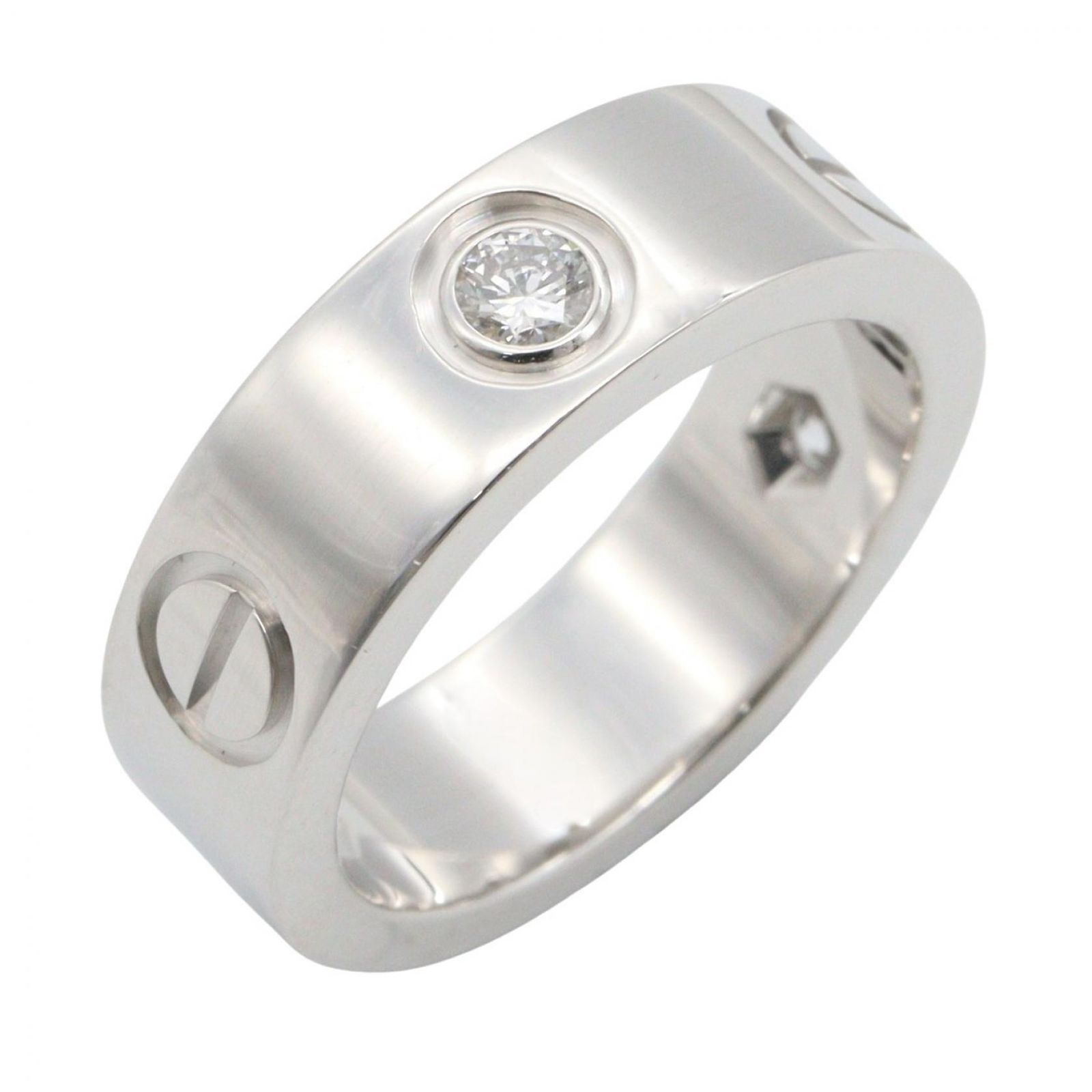 カルティエ CARTIER リング・指輪 ラブリング 3PD K18WG（ホワイトゴールド） ダイヤモンド ラブリング 3PD レディース Used A