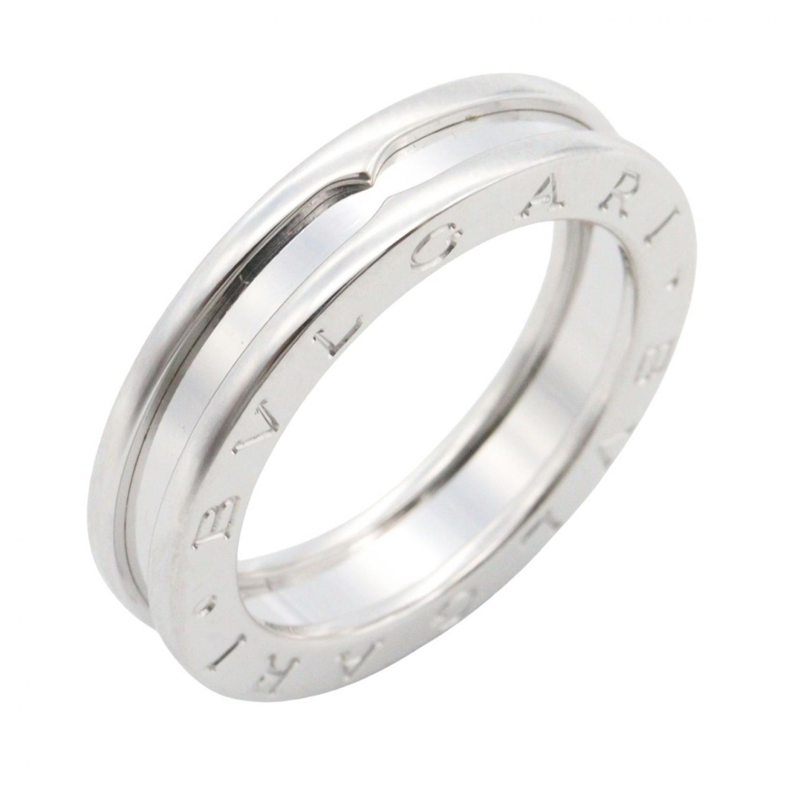 ブルガリ BVLGARI リング・指輪 B-zero1 ビーゼロワン リング 1バンド K18WG（ホワイトゴールド） B-zero1 リング 1バンド ユニセックス Used A