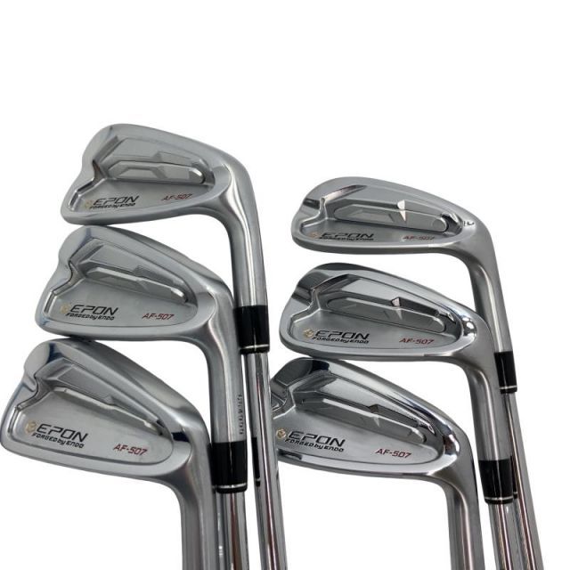 【中古】 エポンゴルフ株式会社 EPON AF-507 7S アイアンセット IR 純正特注シャフト (フレックスR) メンズ 男性用 右利き 右用 Cランク ゴルフクラブ