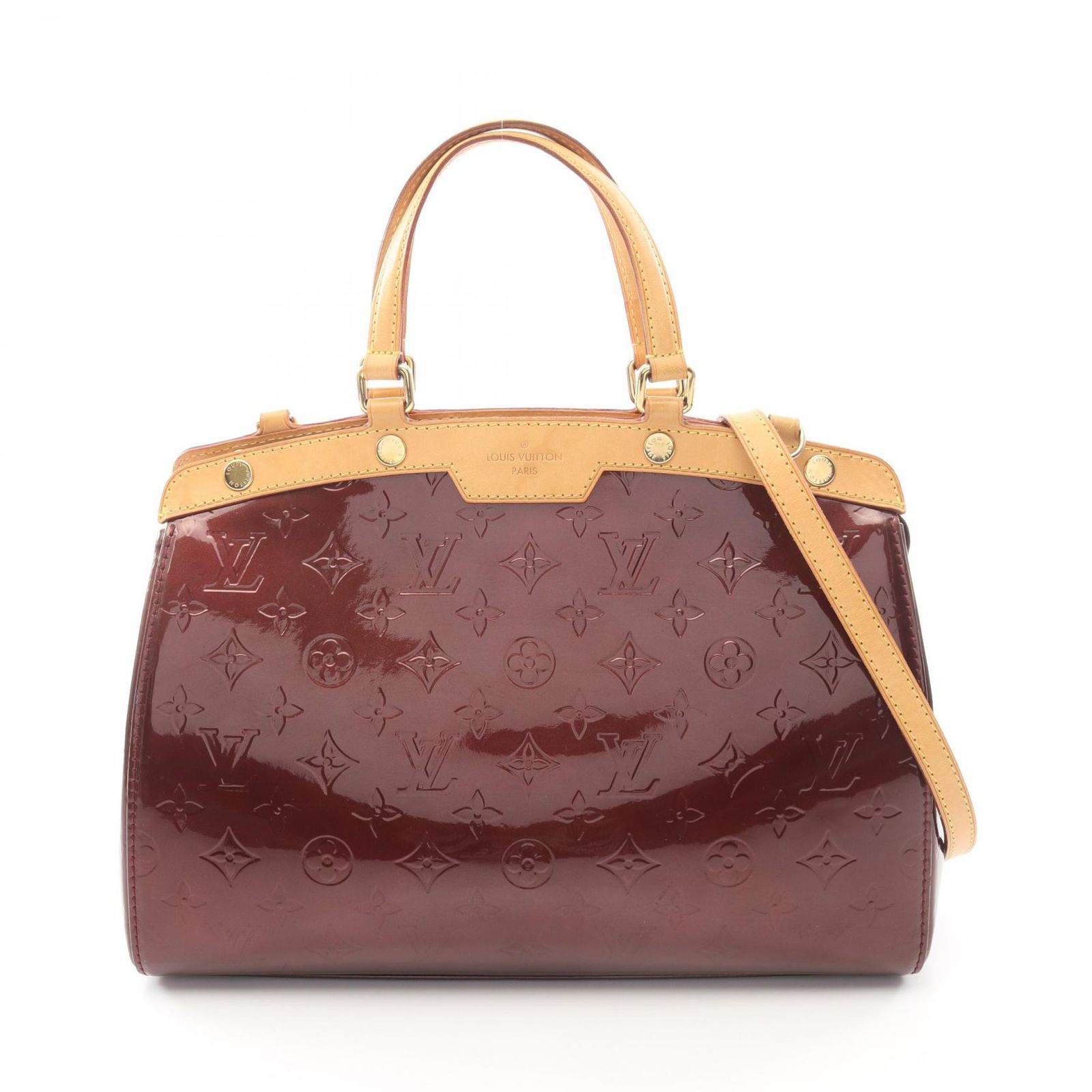 ルイ・ヴィトン LOUIS VUITTON ハンドバッグ ブレアMM モノグラムヴェルニ ルージュフォーヴィスト 2WAY M91690 ルージュフォーヴィスト レザー ブレアMM レディース