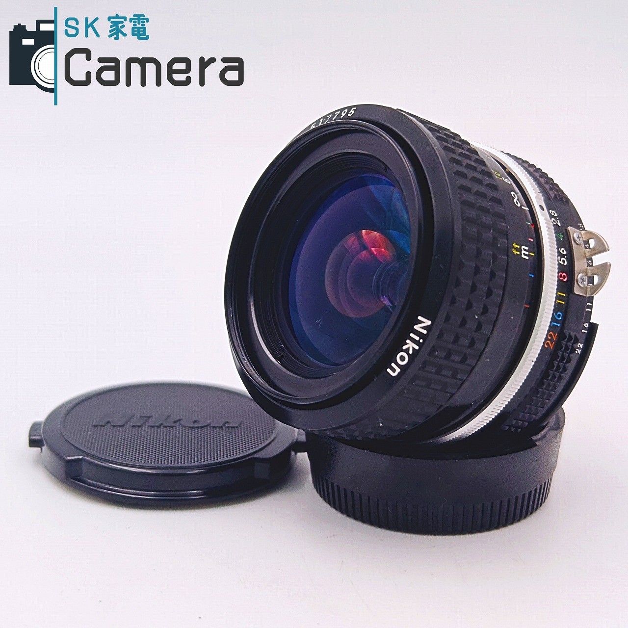 【中古】 Nikon NIKKOR 28ｍｍ F2.8 Ai ニコン キャップ付 良