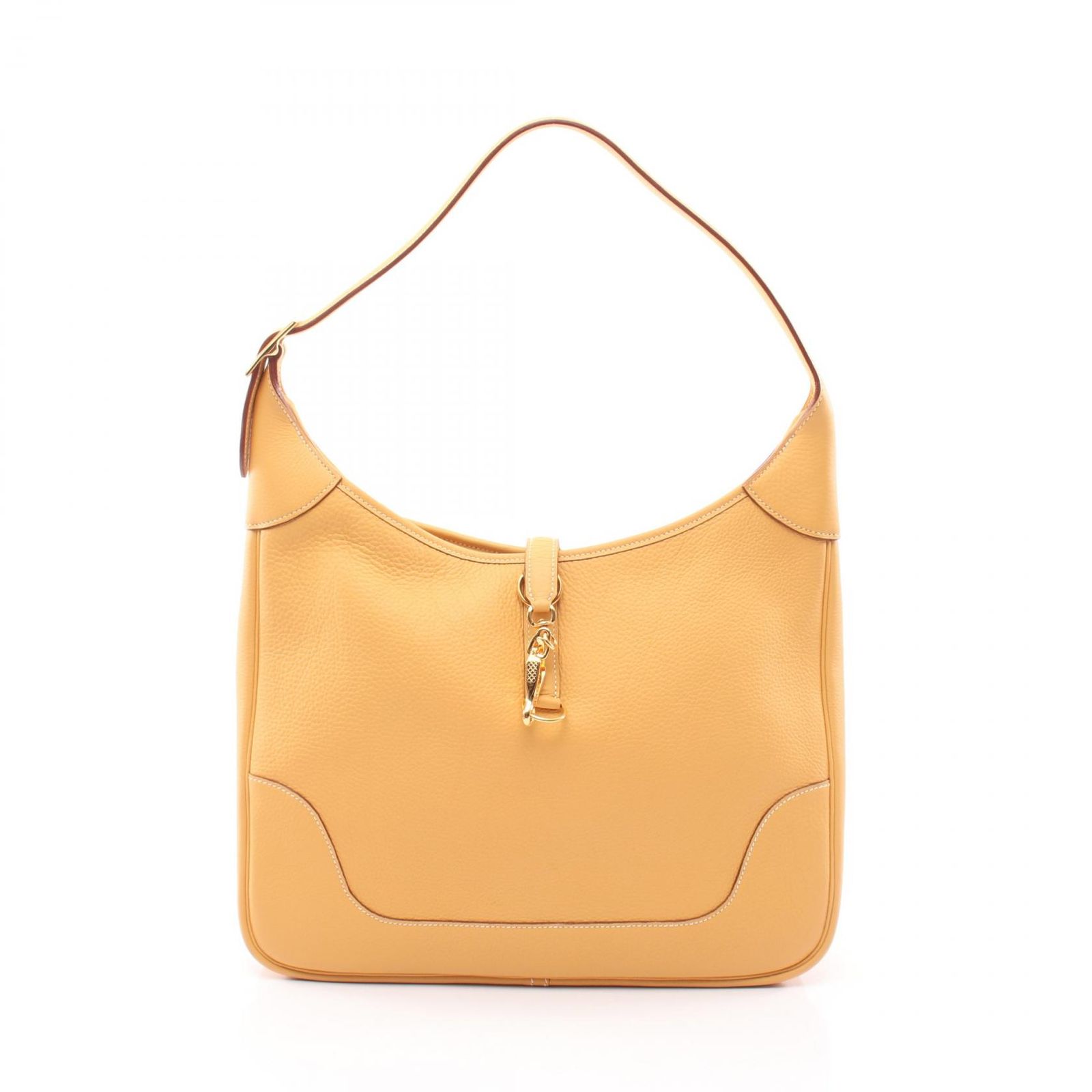 エルメス HERMES ショルダーバッグ トリム35 ジョーヌ レザー トリム35 ジョーヌ レディース Used A