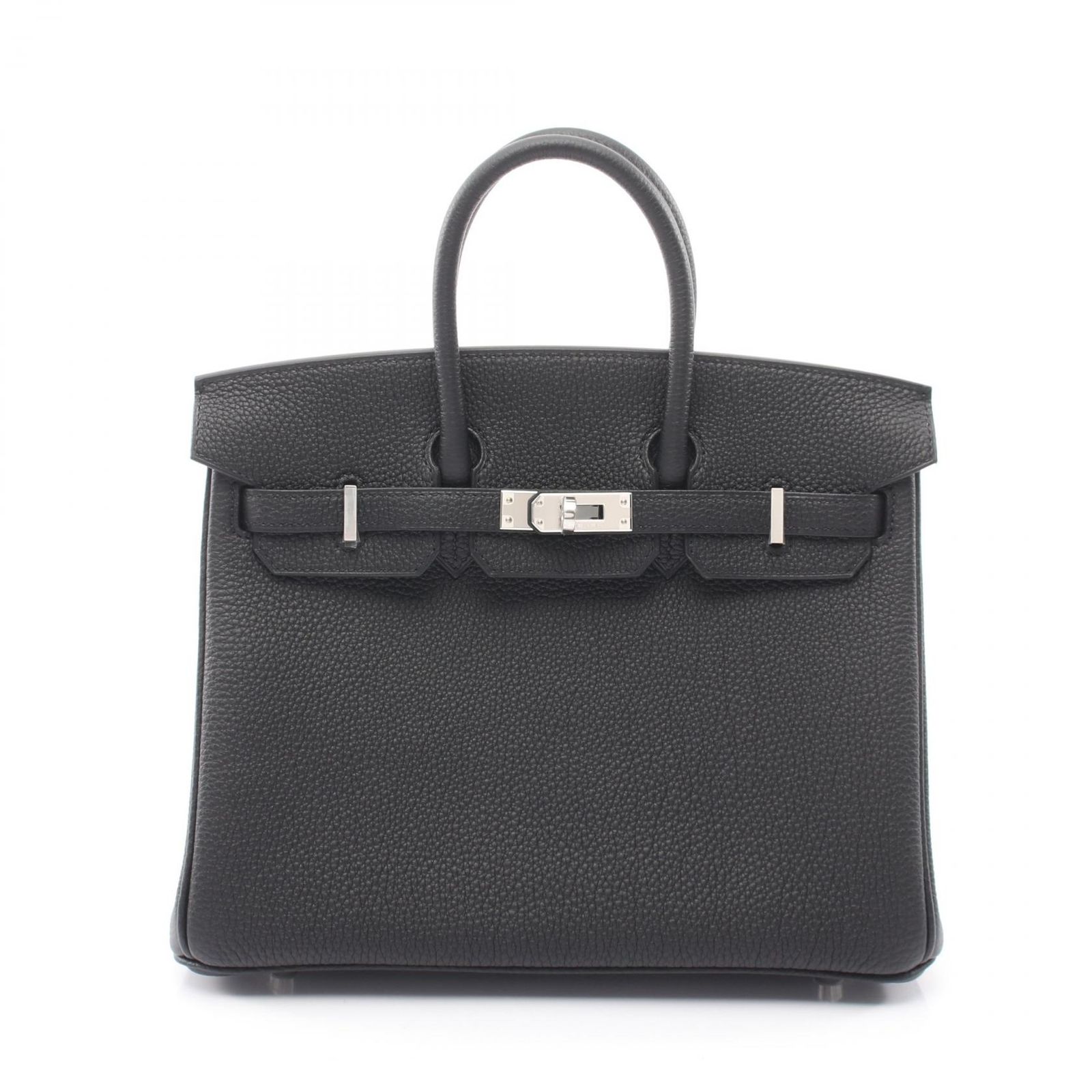 エルメス HERMES ハンドバッグ バーキン25 ブラック レザー バーキン25 ブラック レディース 未使用