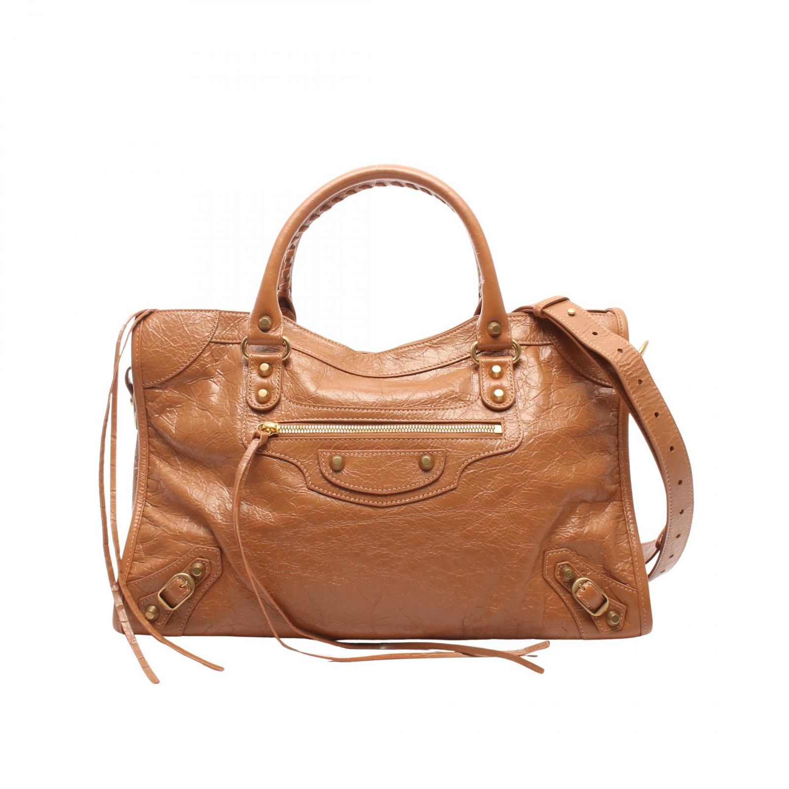 バレンシアガ BALENCIAGA ハンドバッグ シティ ミディアム 2WAY 823058210F62630 キャメル レザー Le City バッグ ミディアム レディース 新品 219,900円