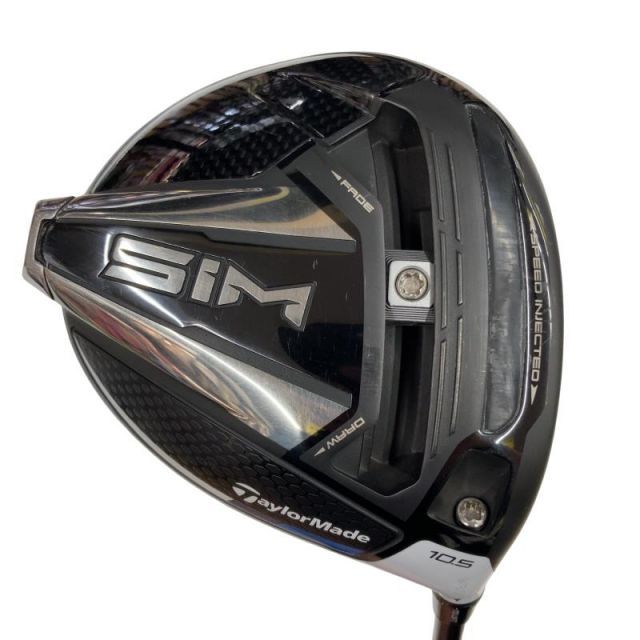 【中古】 テーラーメイド SIM 10.5° ドライバー DR 純正特注シャフト (フレックスS) メンズ 男性用 右利き 右用 Cランク ゴルフクラブ
